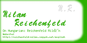 milan reichenfeld business card